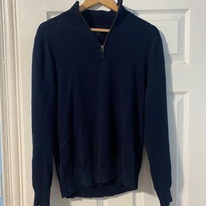 J. Crew cotton quarterzip